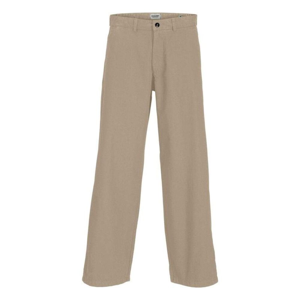 Jack And Jones Mens Straight Chinos / Crockery